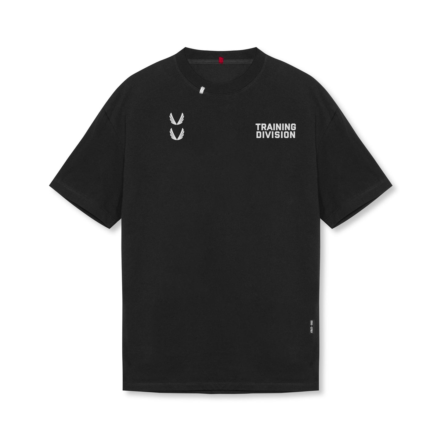 0797. Tech Essential™ Relaxed Tee Black "TD" | ASRV Online