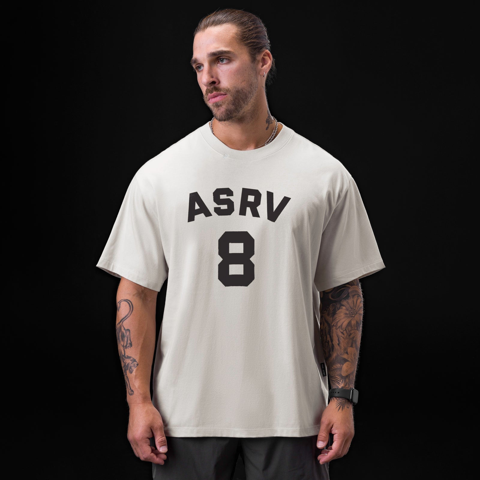 0797. Tech Essential™ Relaxed Tee Stone "ASRV 8" | ASRV Discount