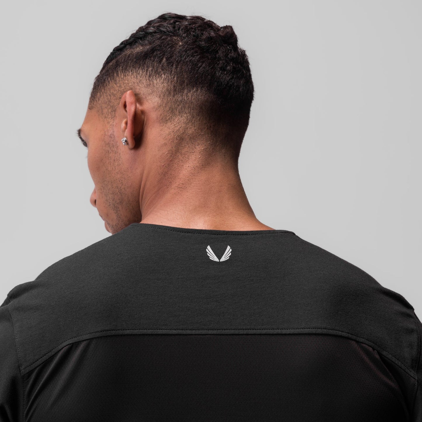 0846. CottonPlus™ Standard Mesh Back Tee Black | ASRV US
