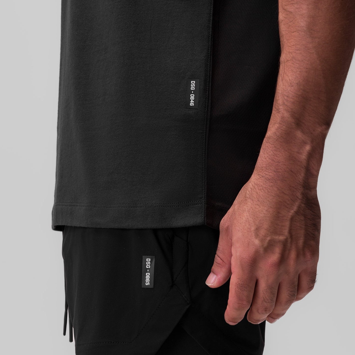 0846. CottonPlus™ Standard Mesh Back Tee Black | ASRV US