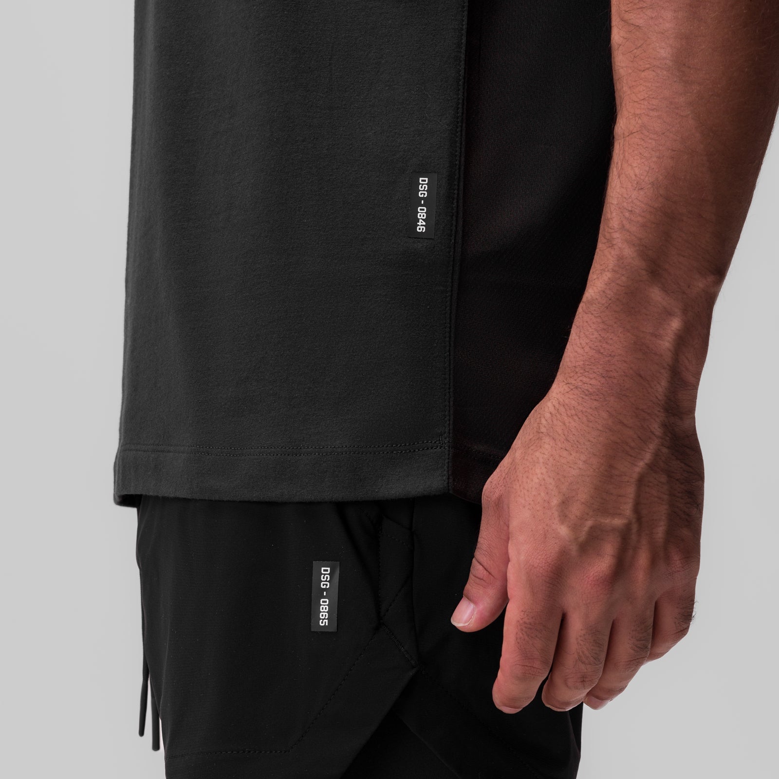 0846. CottonPlus™ Standard Mesh Back Tee Black | ASRV US
