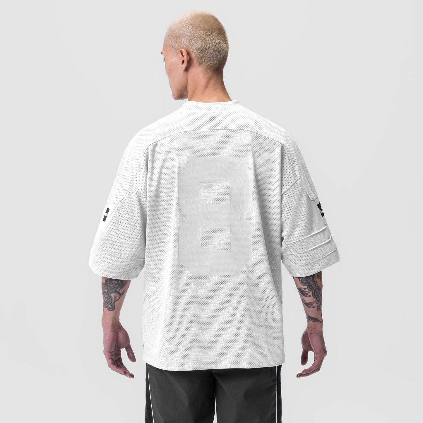 0772. SilverPlus™ Mesh Oversized Jersey White | ASRV sale