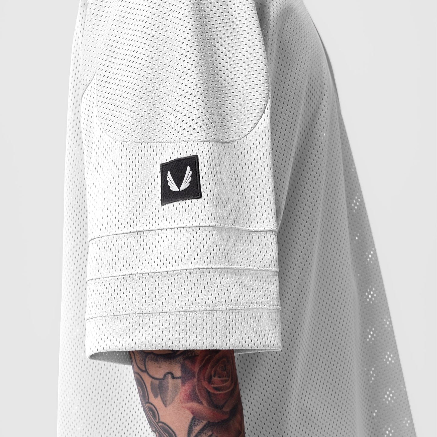 0772. SilverPlus™ Mesh Oversized Jersey White | ASRV sale
