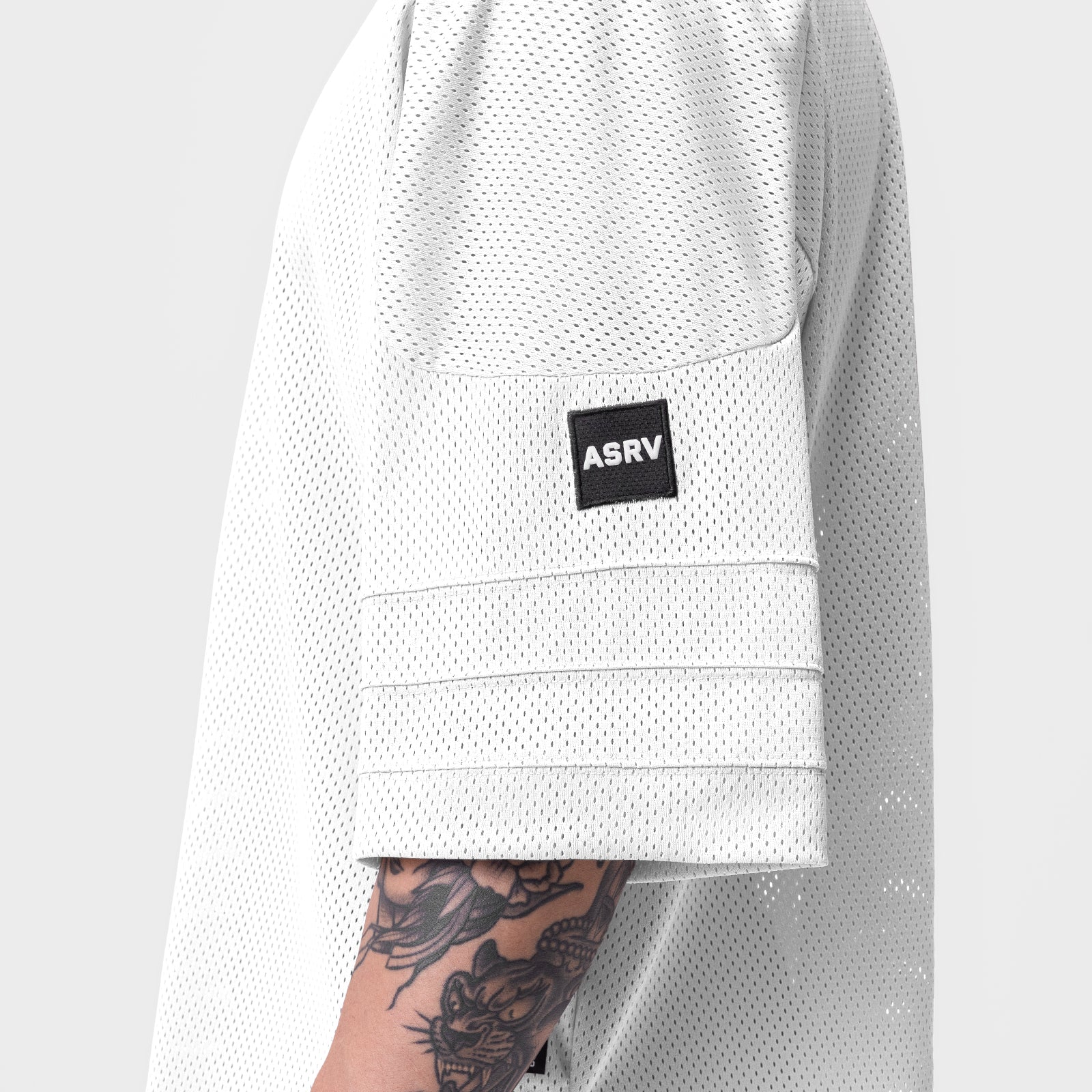 0772. SilverPlus™ Mesh Oversized Jersey White | ASRV sale