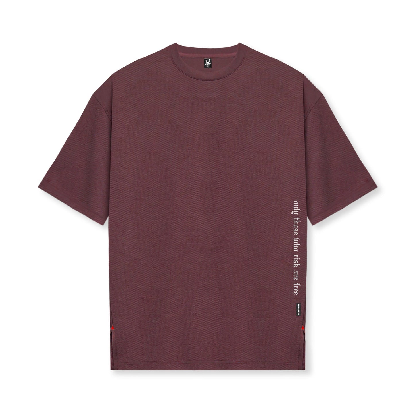 0822. AeroSilver® Oversized Tee Plum | ASRV discount