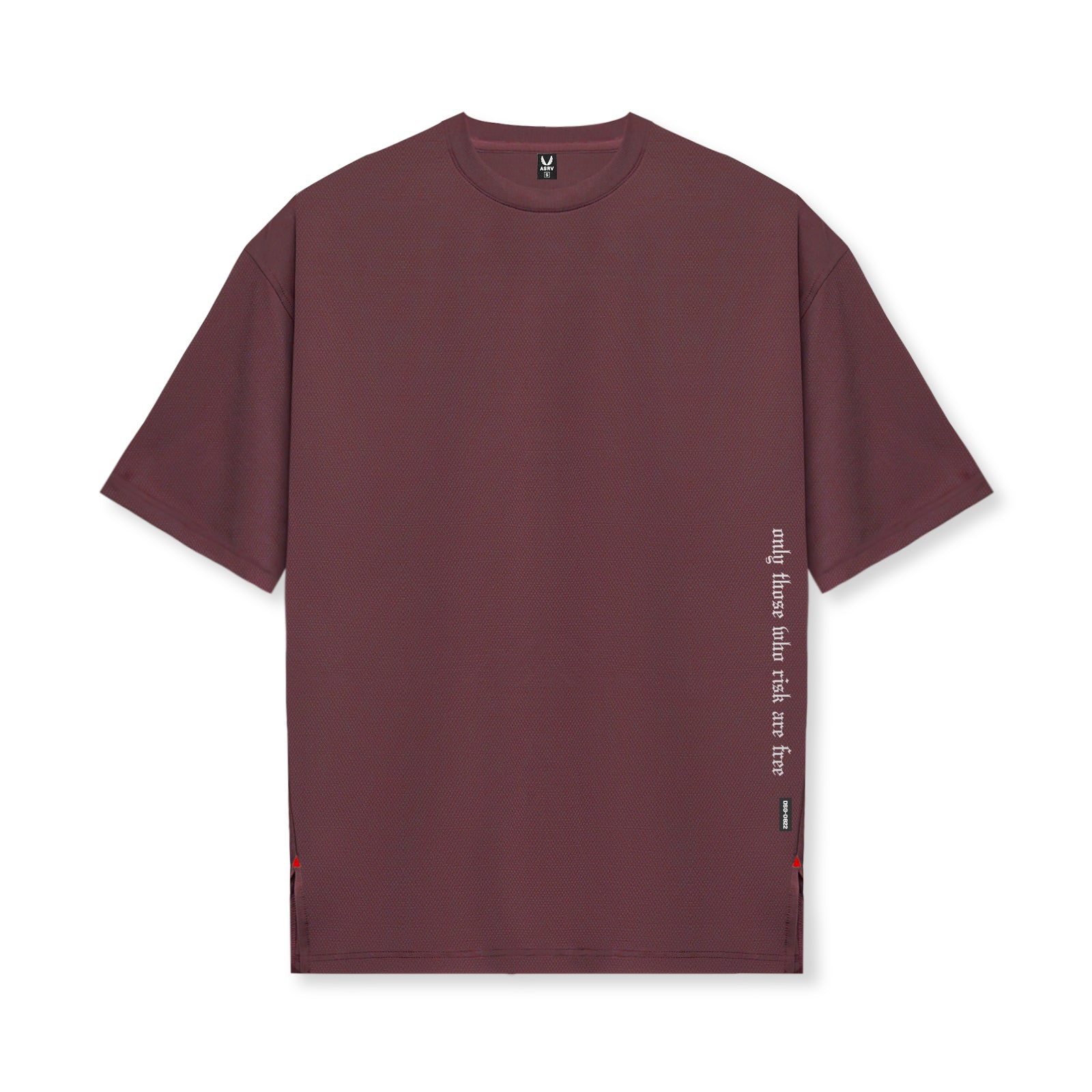 0822. AeroSilver® Oversized Tee Plum | ASRV discount