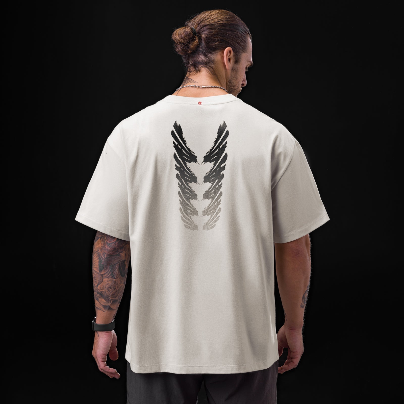 0797. Tech Essential™ Relaxed Tee Stone "Brush Stroke" | ASRV Online