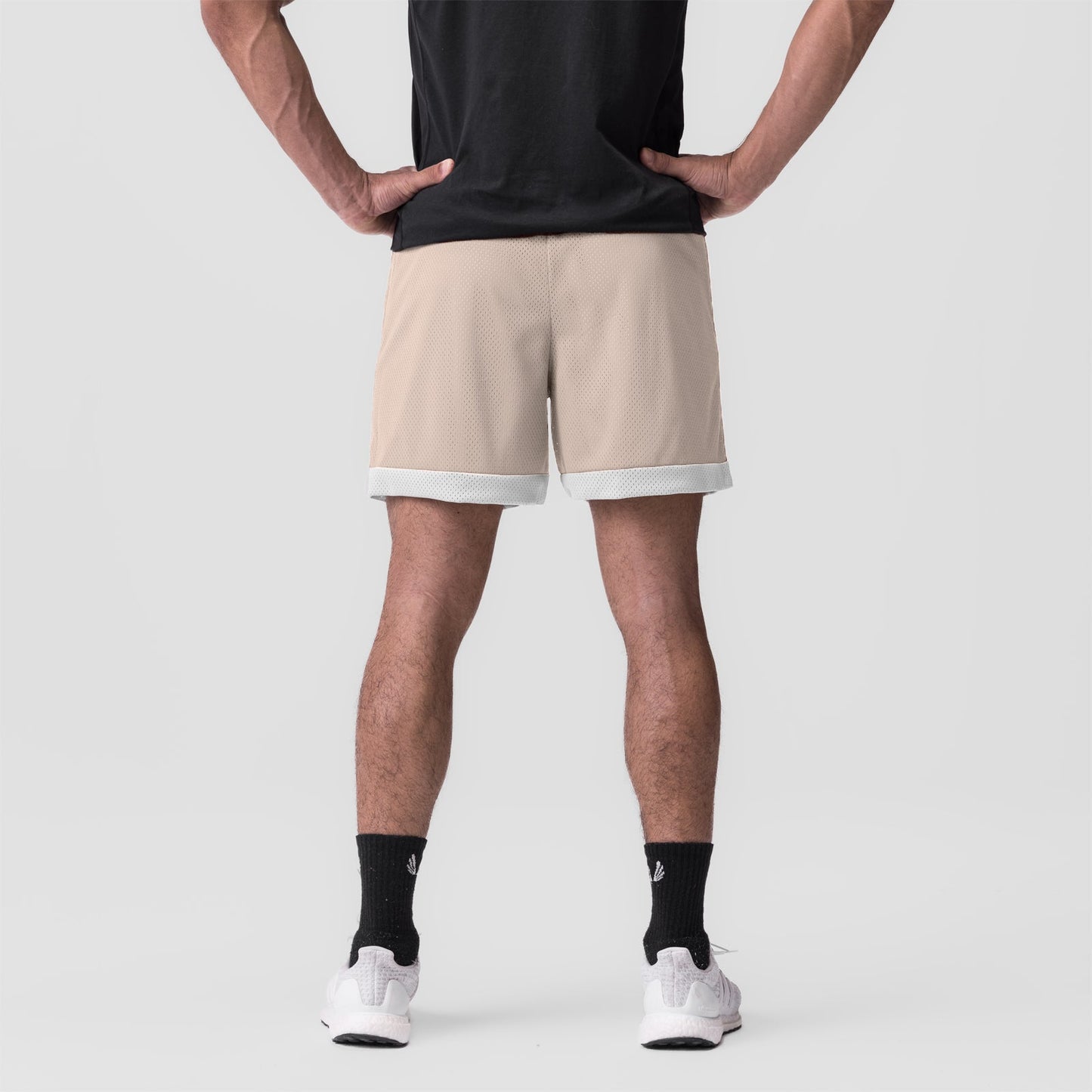 0795. SilverPlus™ Mesh Reversible Short Beige/White | ASRV Discount