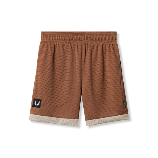 0795. SilverPlus™ Mesh Reversible Short Rust/Beige | ASRV near me