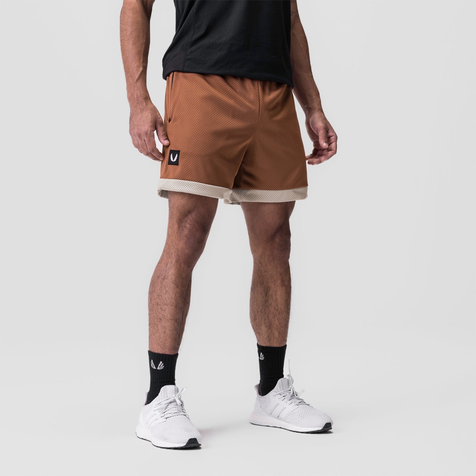 0795. SilverPlus™ Mesh Reversible Short Rust/Beige | ASRV near me