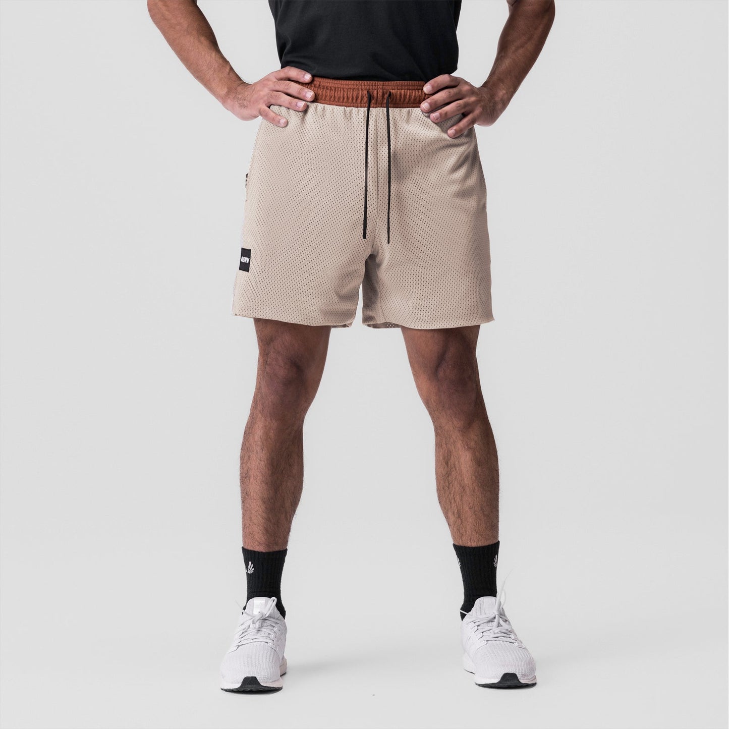 0795. SilverPlus™ Mesh Reversible Short Rust/Beige | ASRV near me