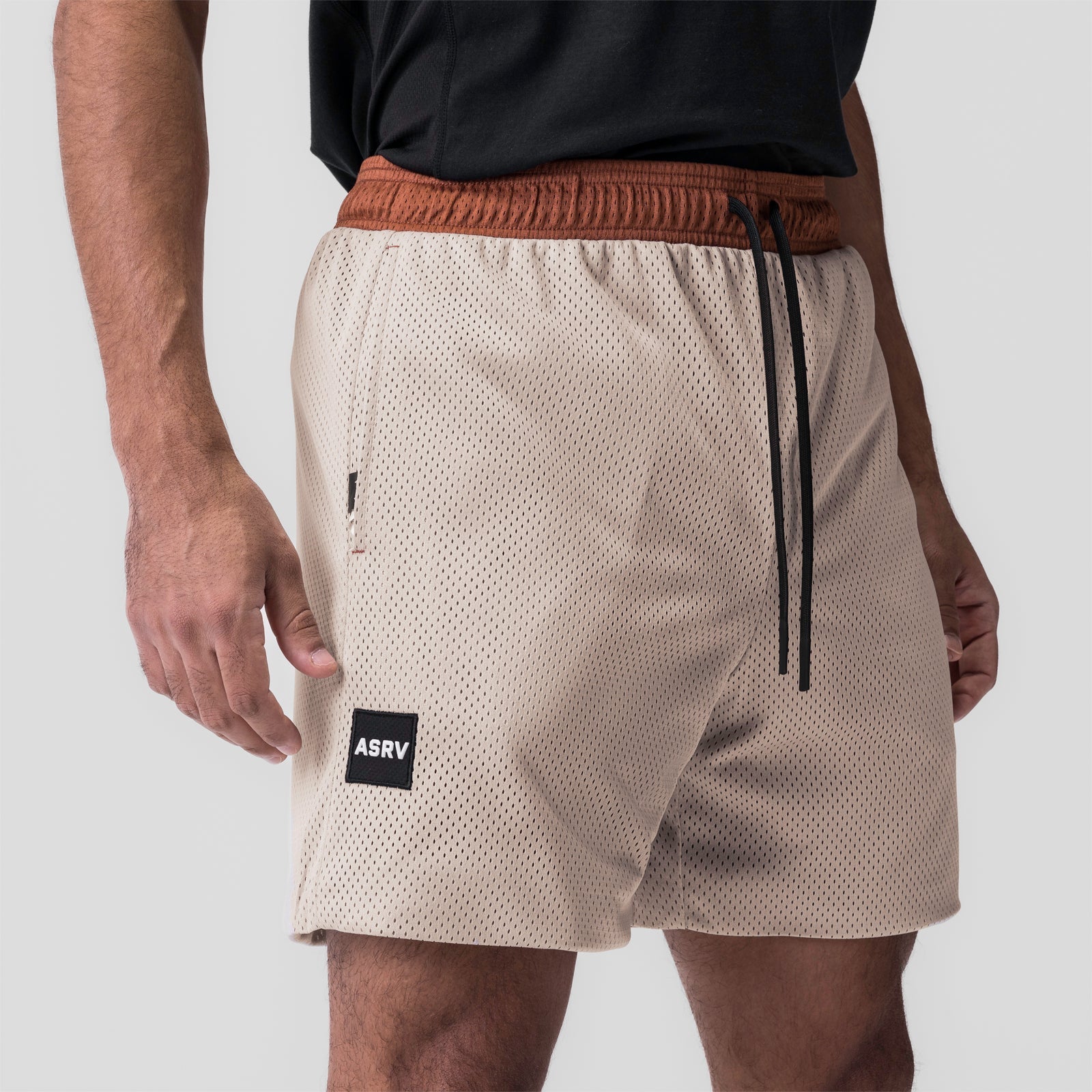 0795. SilverPlus™ Mesh Reversible Short Rust/Beige | ASRV near me