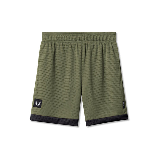 0795. SilverPlus™ Mesh Reversible Short Olive/Black | ASRV US