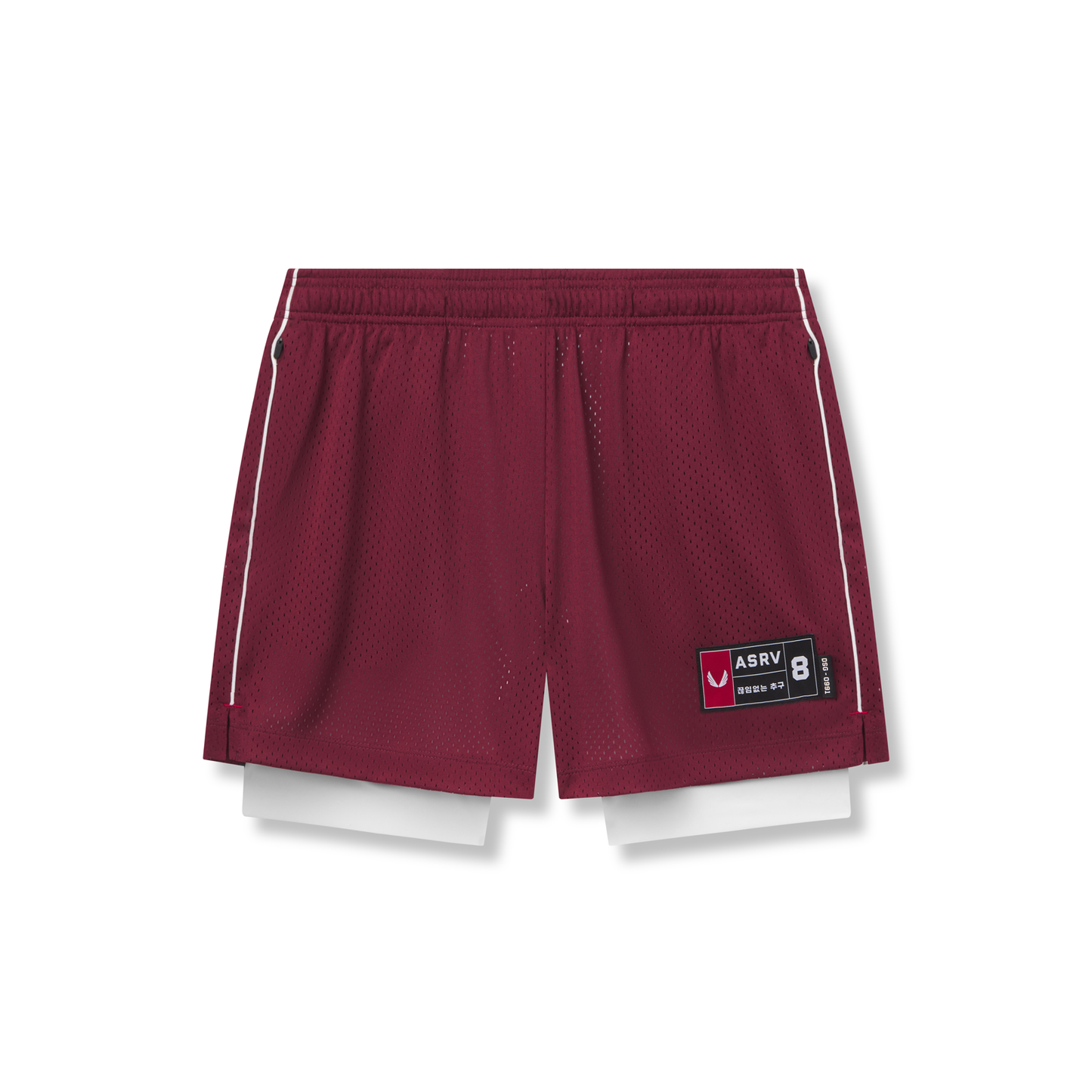 0991. Ion-Mesh 5" Liner Short Crimson | ASRV on sale