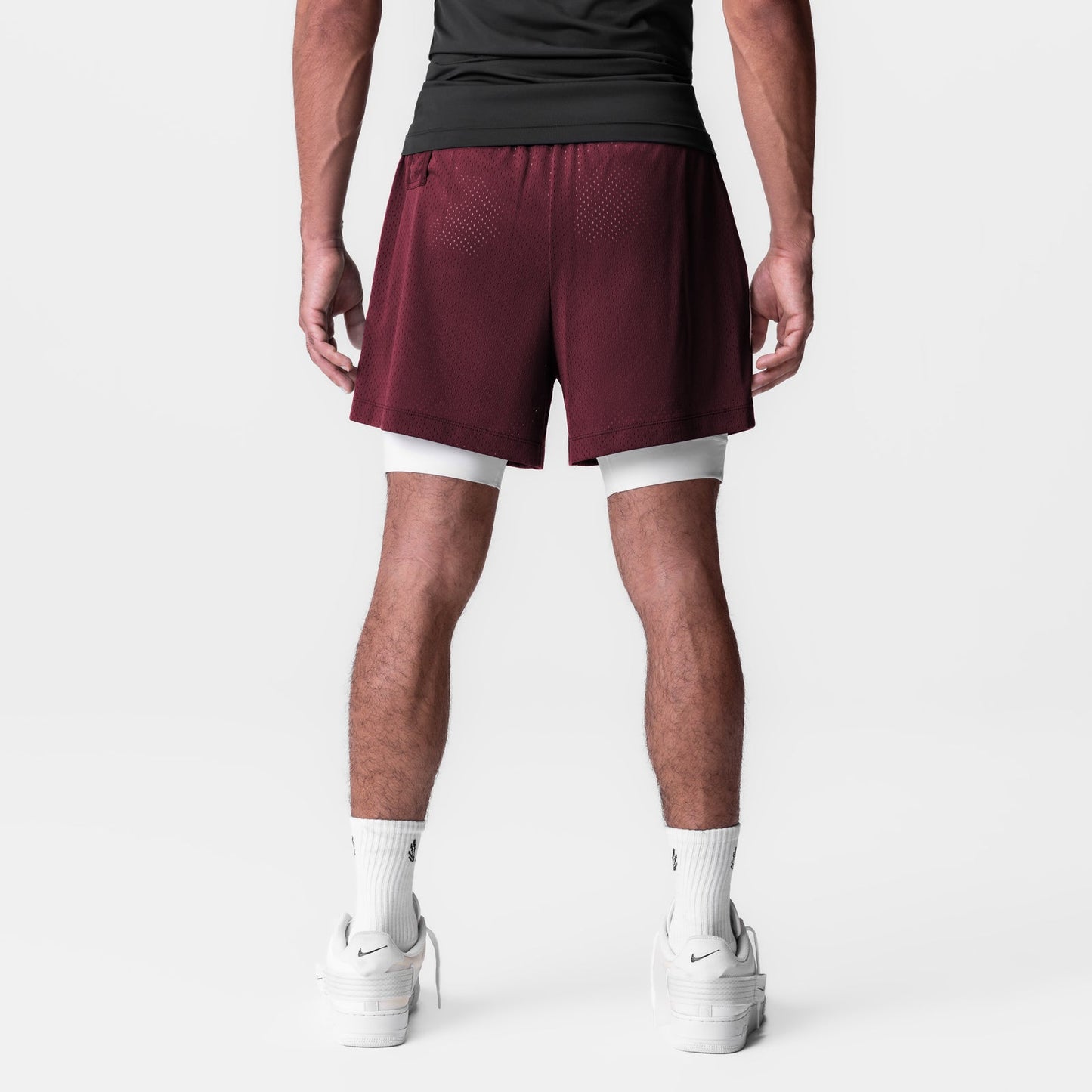 0991. Ion-Mesh 5" Liner Short Crimson | ASRV on sale