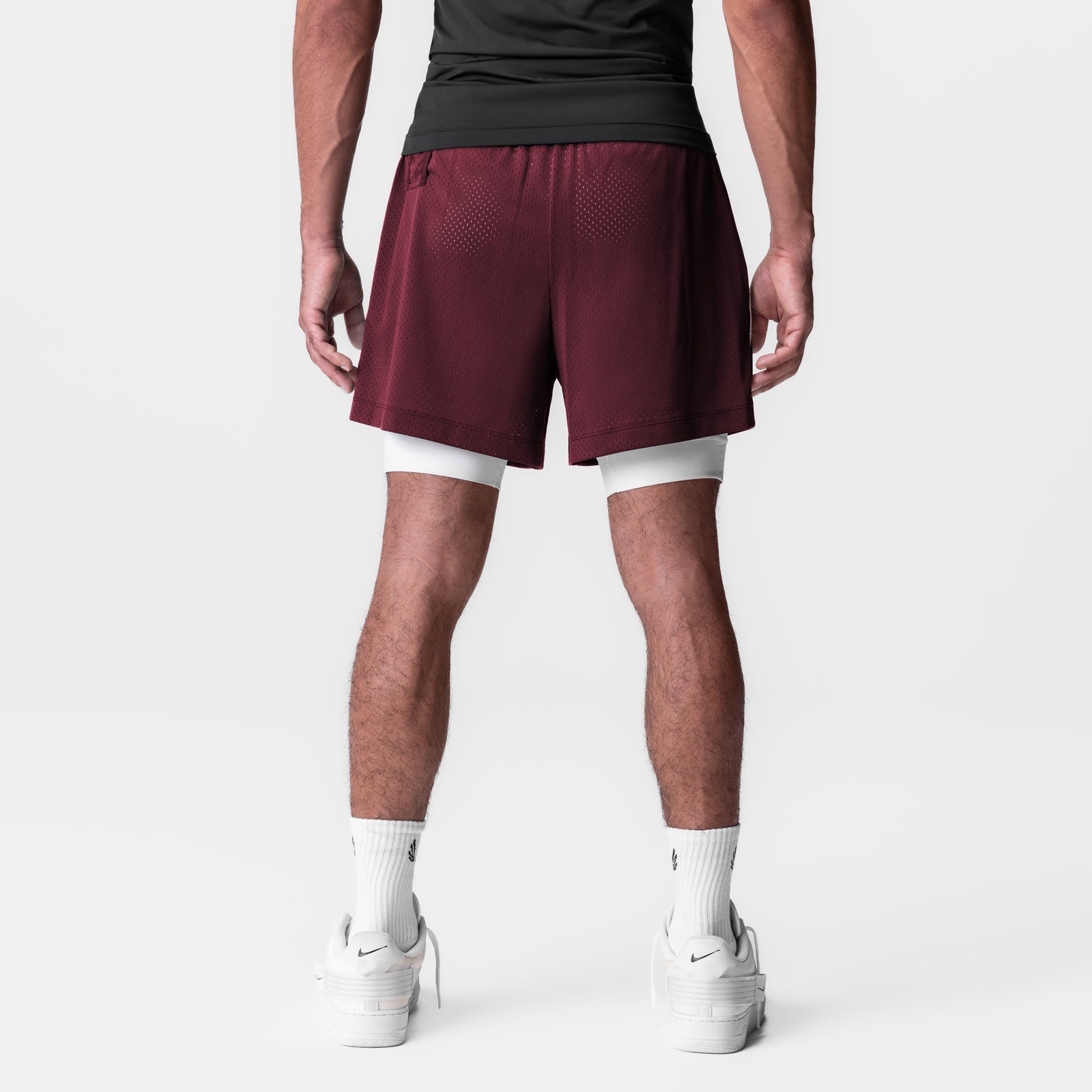 0991. Ion-Mesh 5" Liner Short Crimson | ASRV on sale