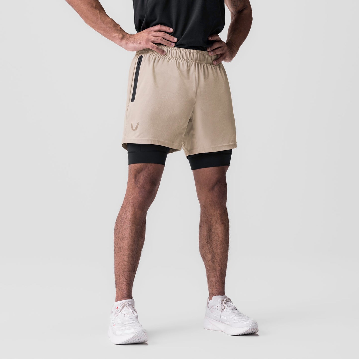 0784. Ultralite™ 6" Liner Short Beige/Black | ASRV discount