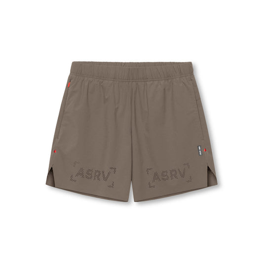 0737. Ripstop 6" Perforated Short Deep Taupe | ASRV Online