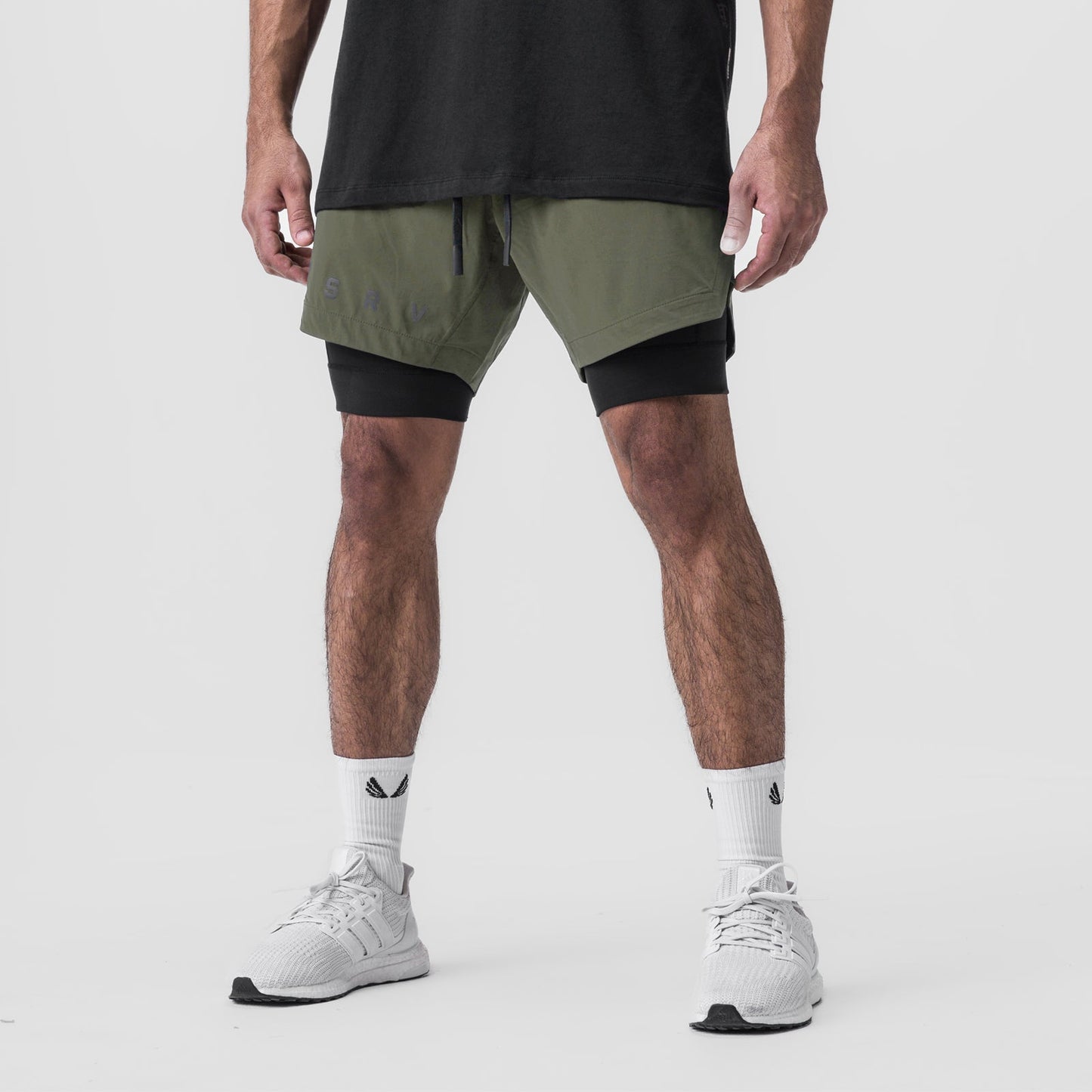 0866. Tetra-Lite® 7" Liner Short Olive "ASRV"/Black | ASRV Discount