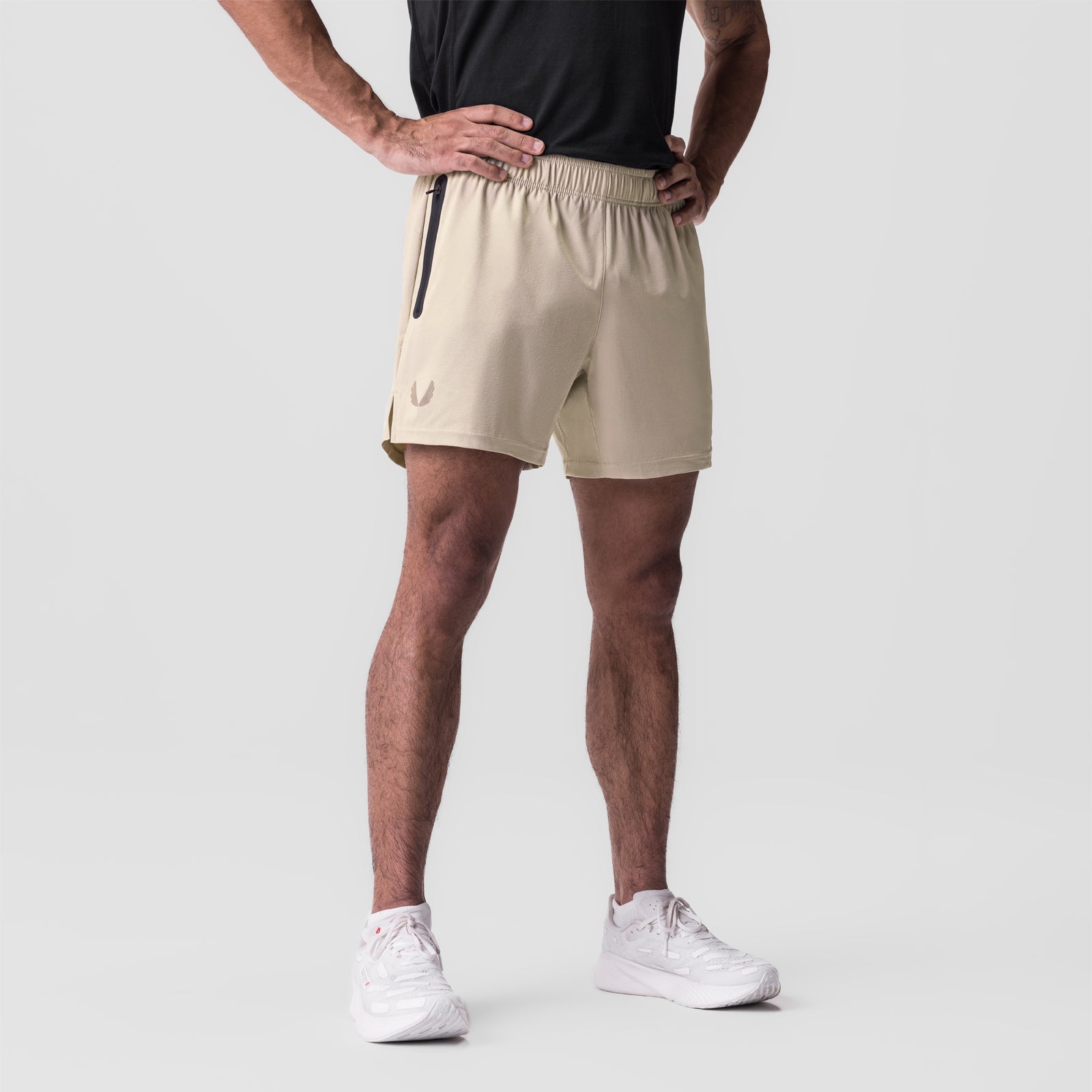 0810. Ultralite™ 6" Linerless Short Beige | ASRV on sale