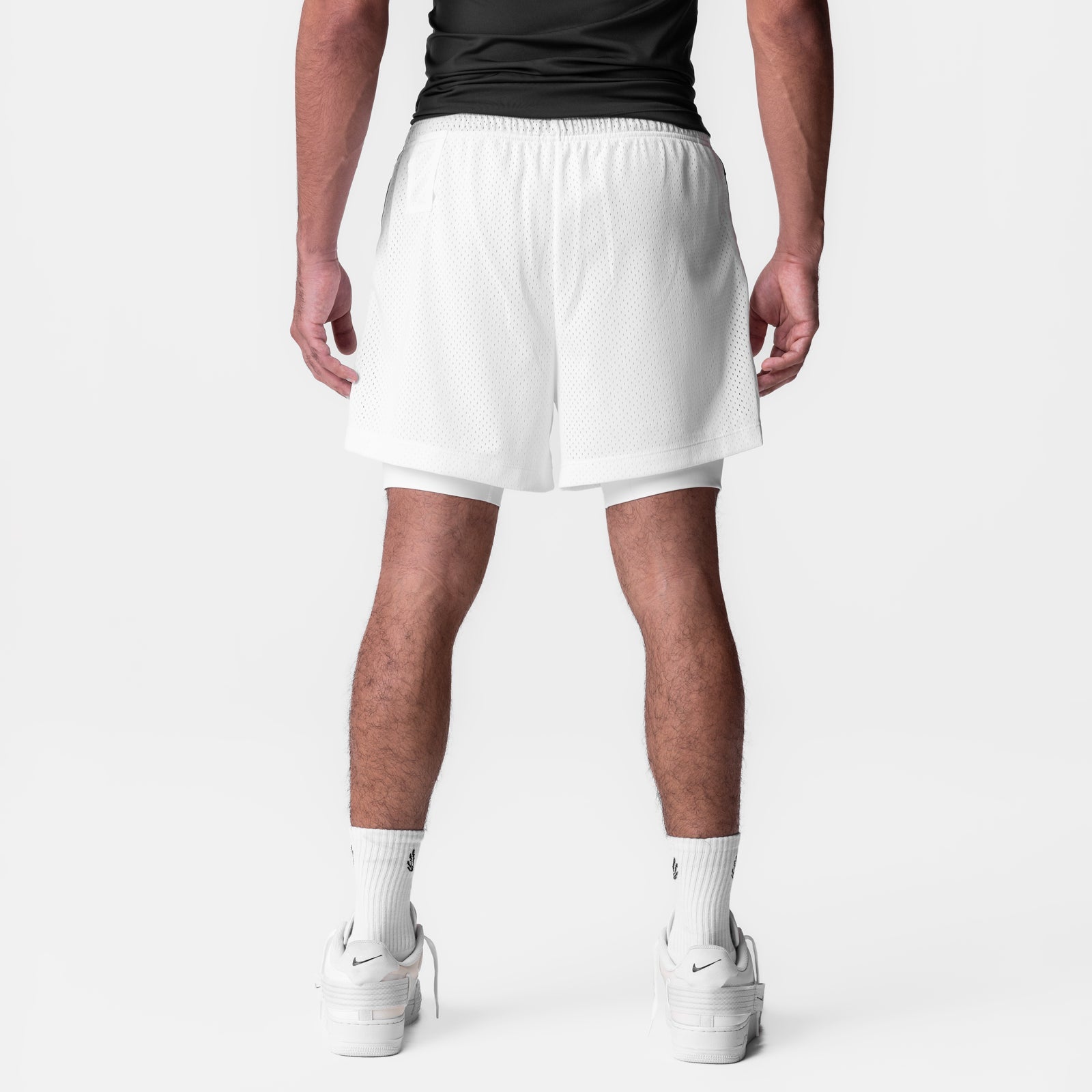 0991. Ion-Mesh 5" Liner Short White | ASRV for sale