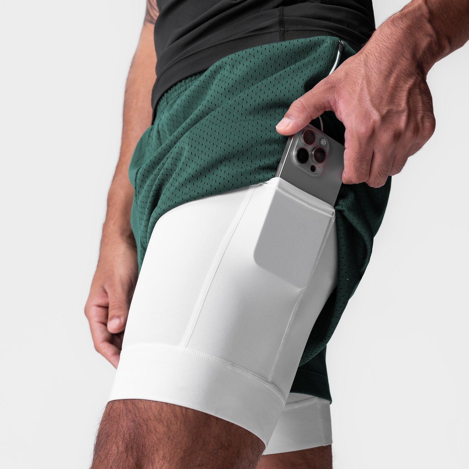 0991. Ion-Mesh 5" Liner Short Forest Green | ASRV near me