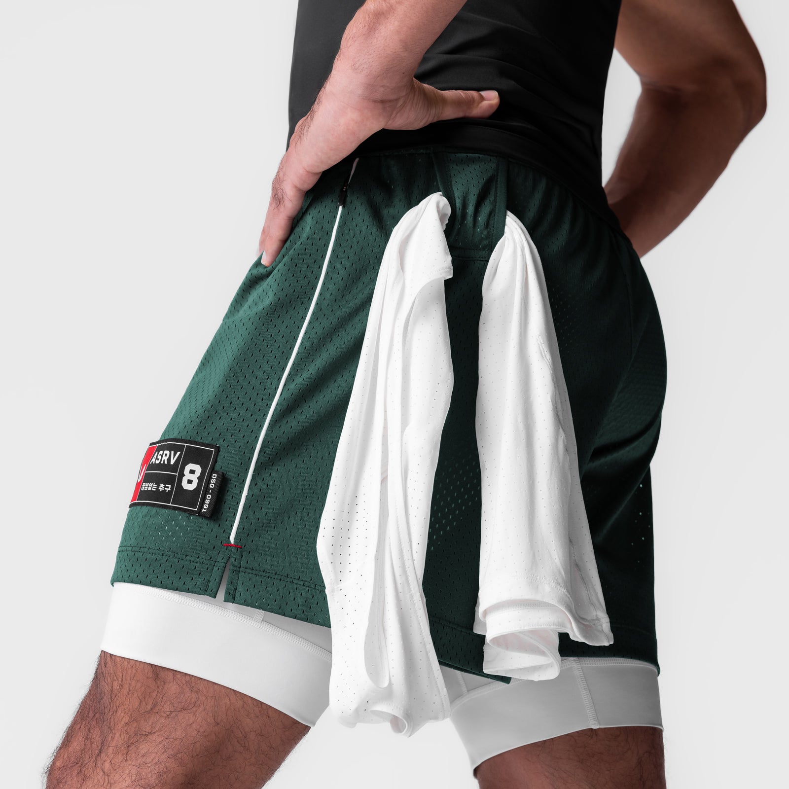 0991. Ion-Mesh 5" Liner Short Forest Green | ASRV near me
