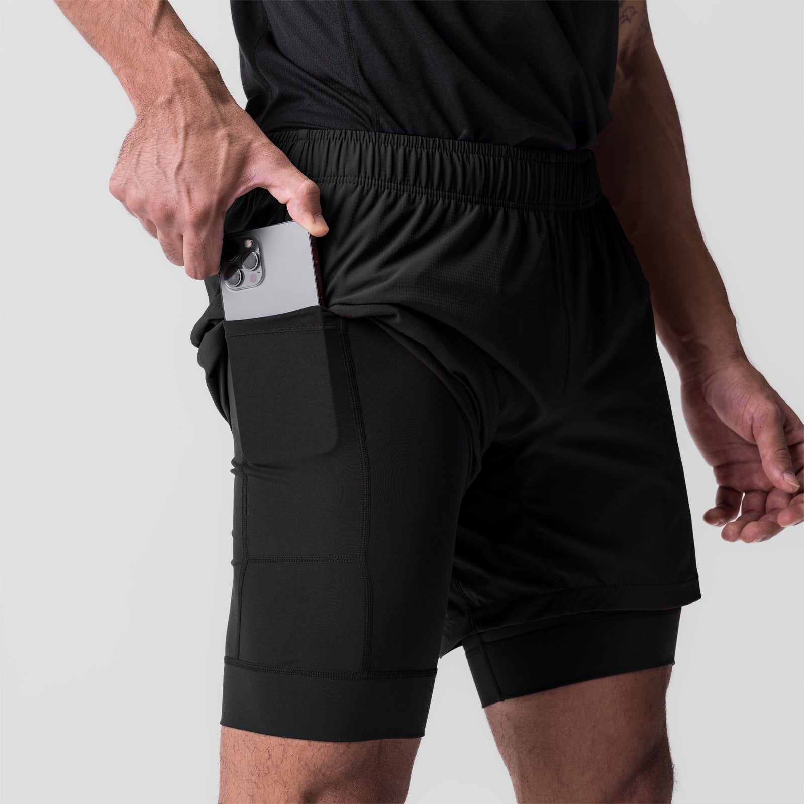 0784. Ultralite™ 6" Liner Short Dusk Black/Black | ASRV US