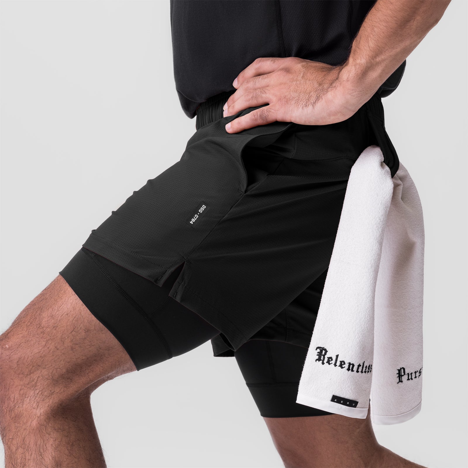 0784. Ultralite™ 6" Liner Short Dusk Black/Black | ASRV US