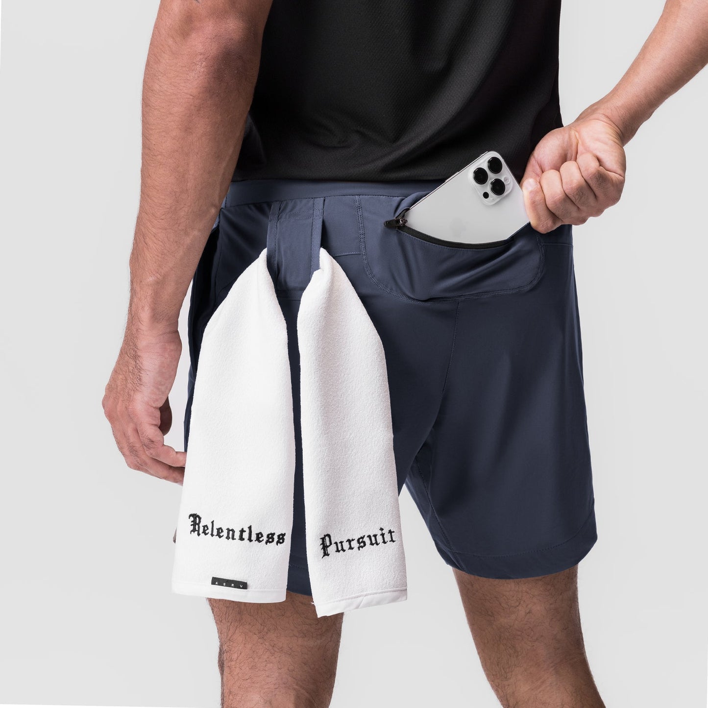 0823. Tetra-Lite® 7" Linerless Short Navy "Bracket" | ASRV sale