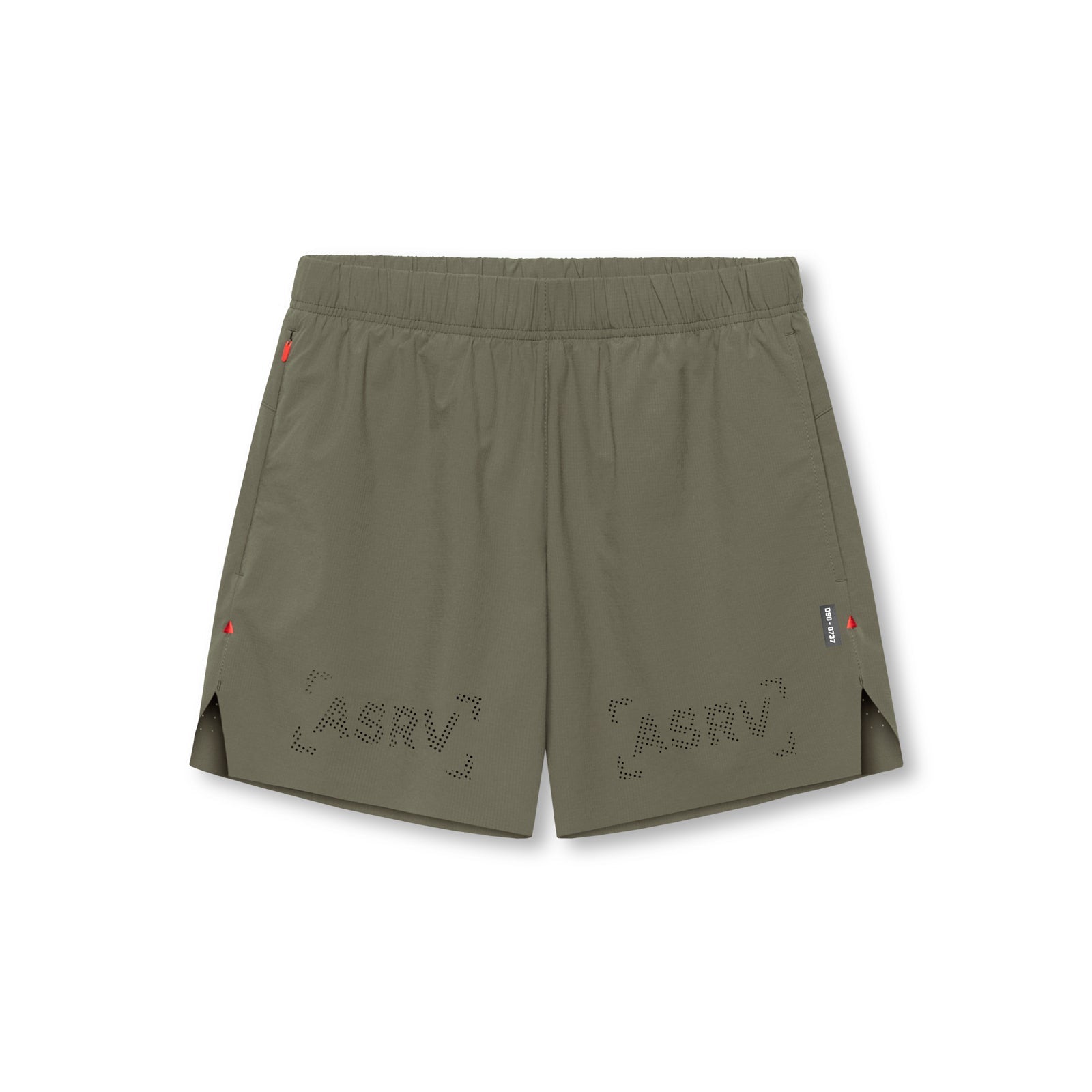 0737. Ripstop 6" Perforated Short Olive | ASRV for sale