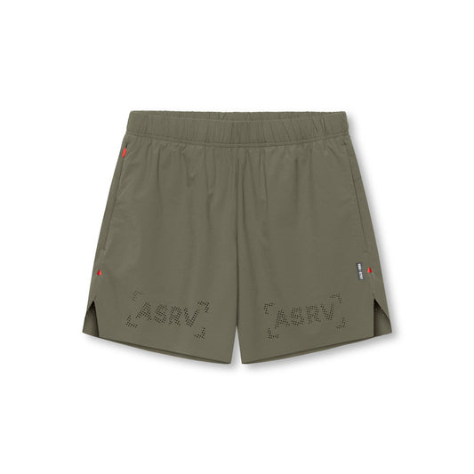 0737. Ripstop 6" Perforated Short Olive | ASRV for sale