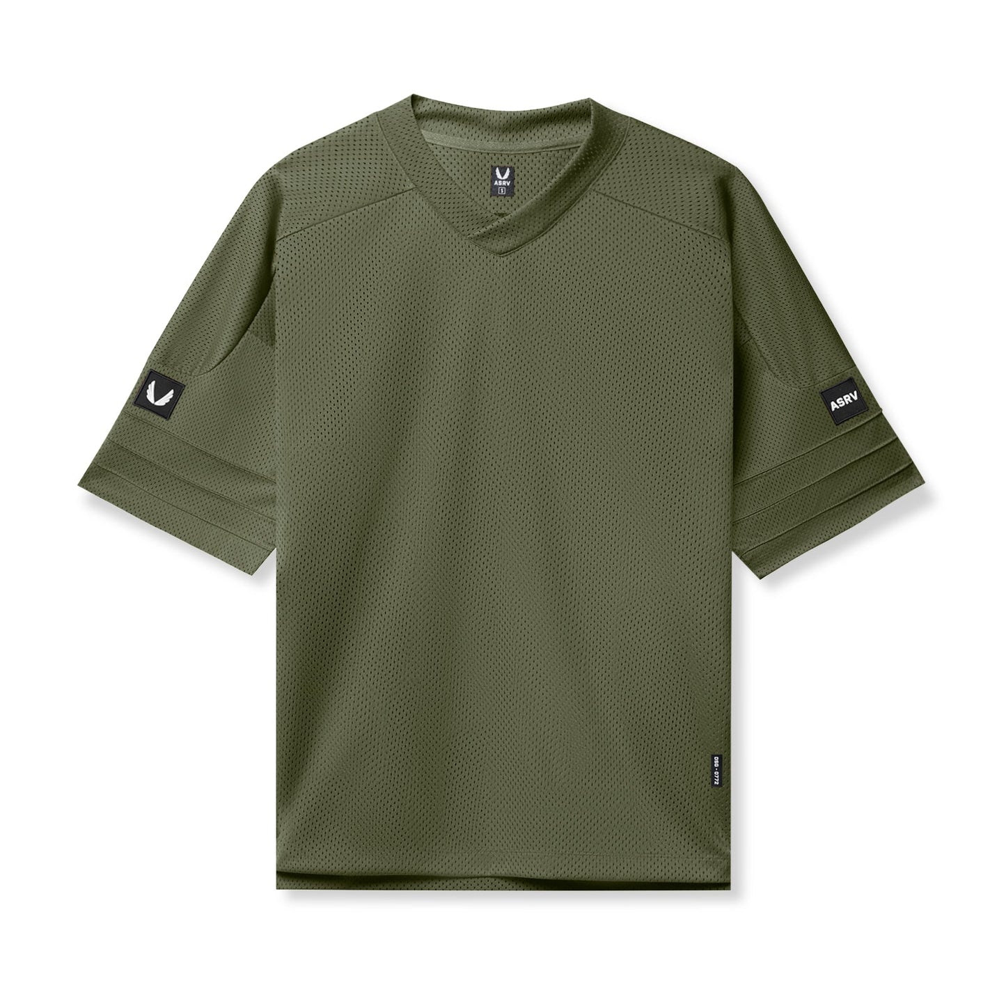 0772. SilverPlus™ Mesh Oversized Jersey Olive | ASRV Discount