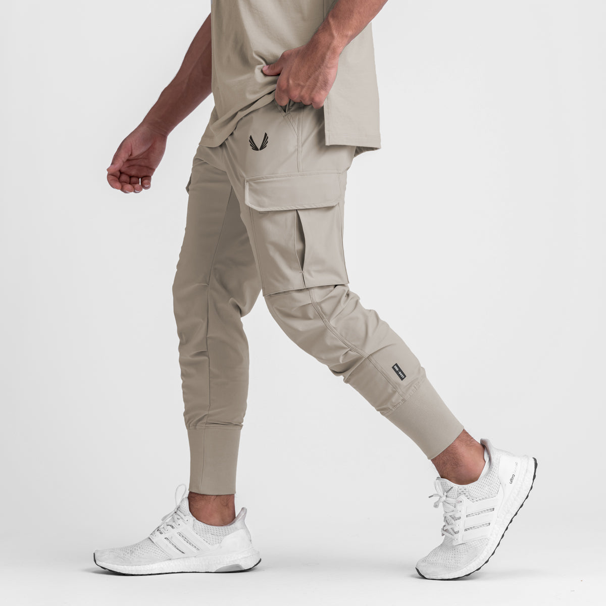 0437. Tetra-Lite® Cargo High Rib Jogger Sand Smoke | ASRV Online