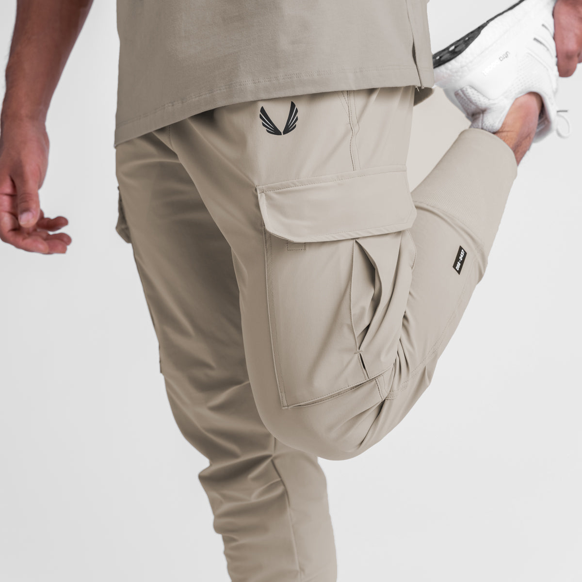 0437. Tetra-Lite® Cargo High Rib Jogger Sand Smoke | ASRV Online