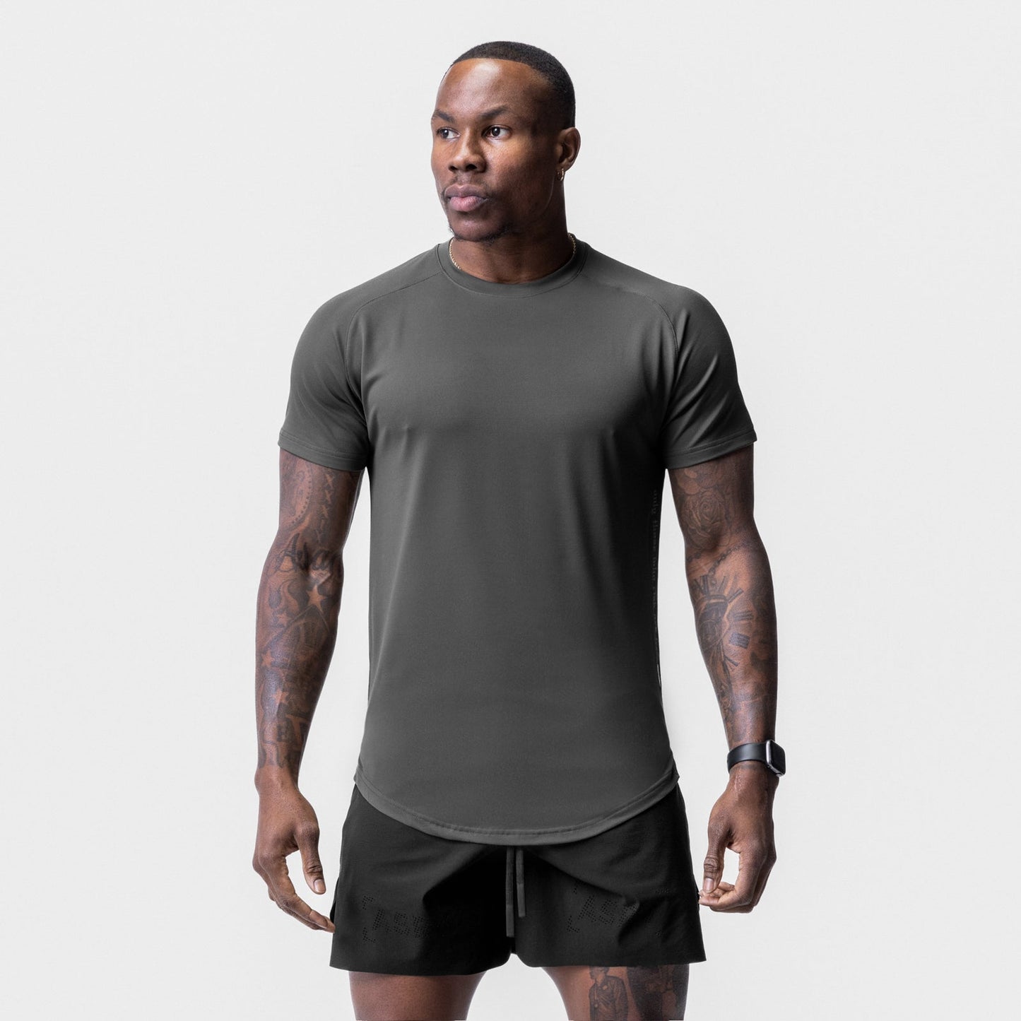 0716. Core Mesh Established Tee Space Grey | ASRV on sale