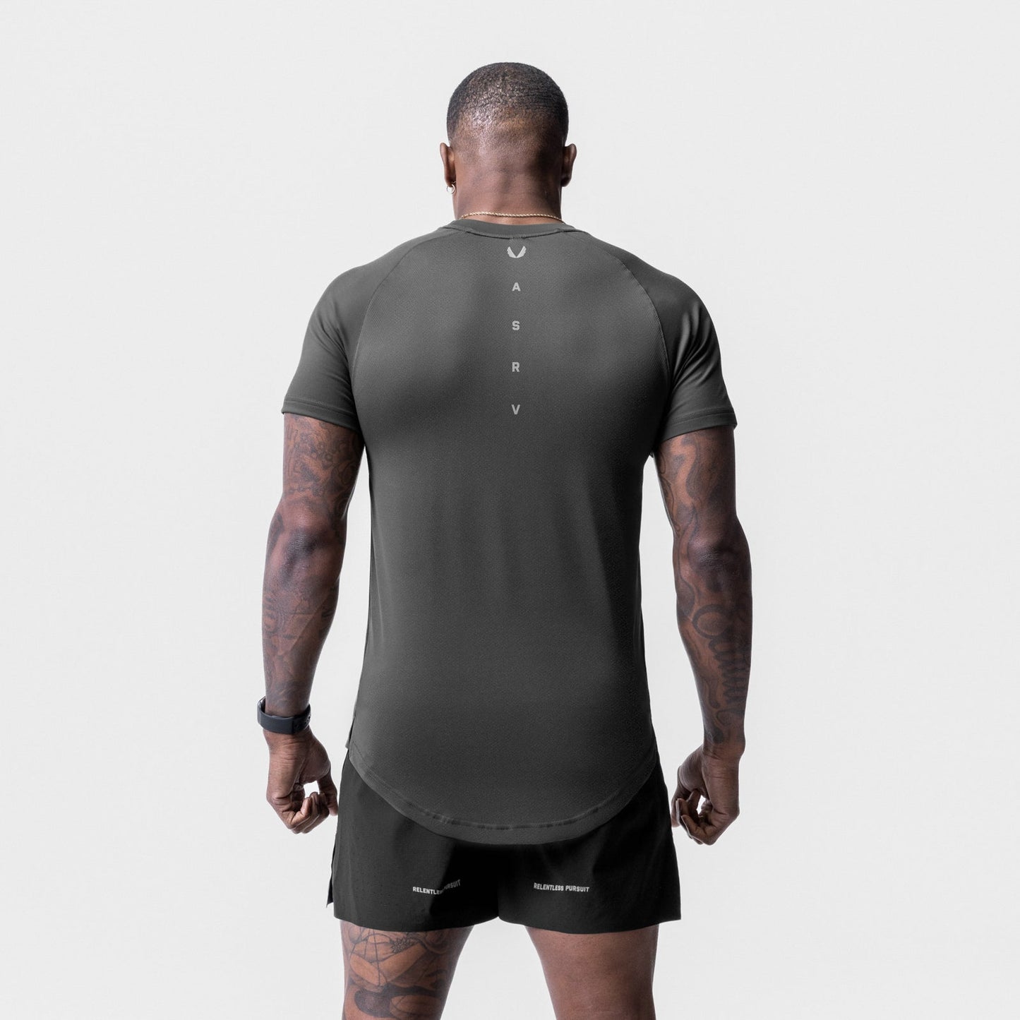 0716. Core Mesh Established Tee Space Grey | ASRV on sale