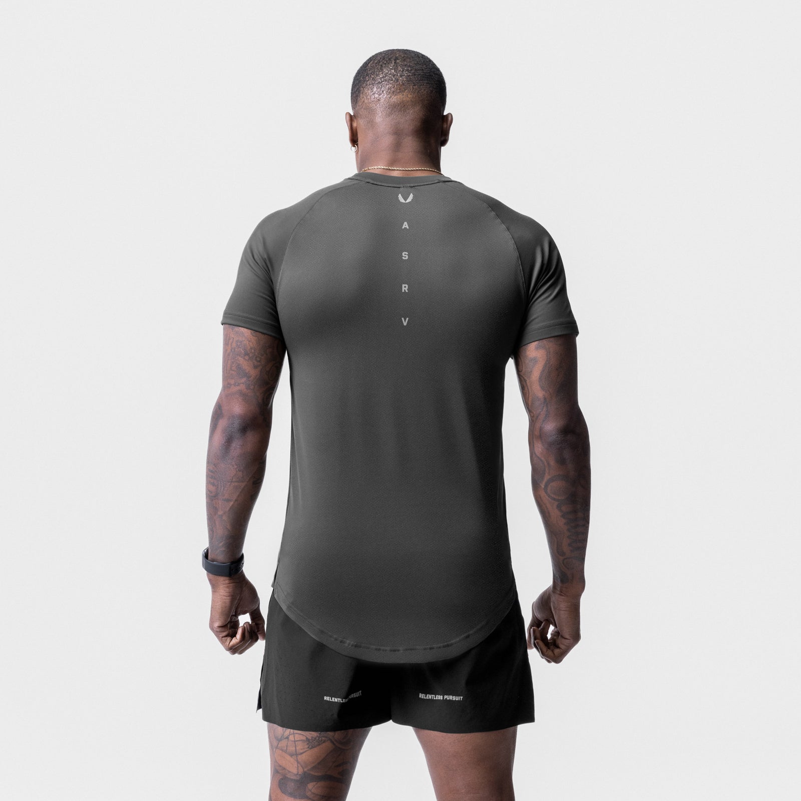 0716. Core Mesh Established Tee Space Grey | ASRV on sale