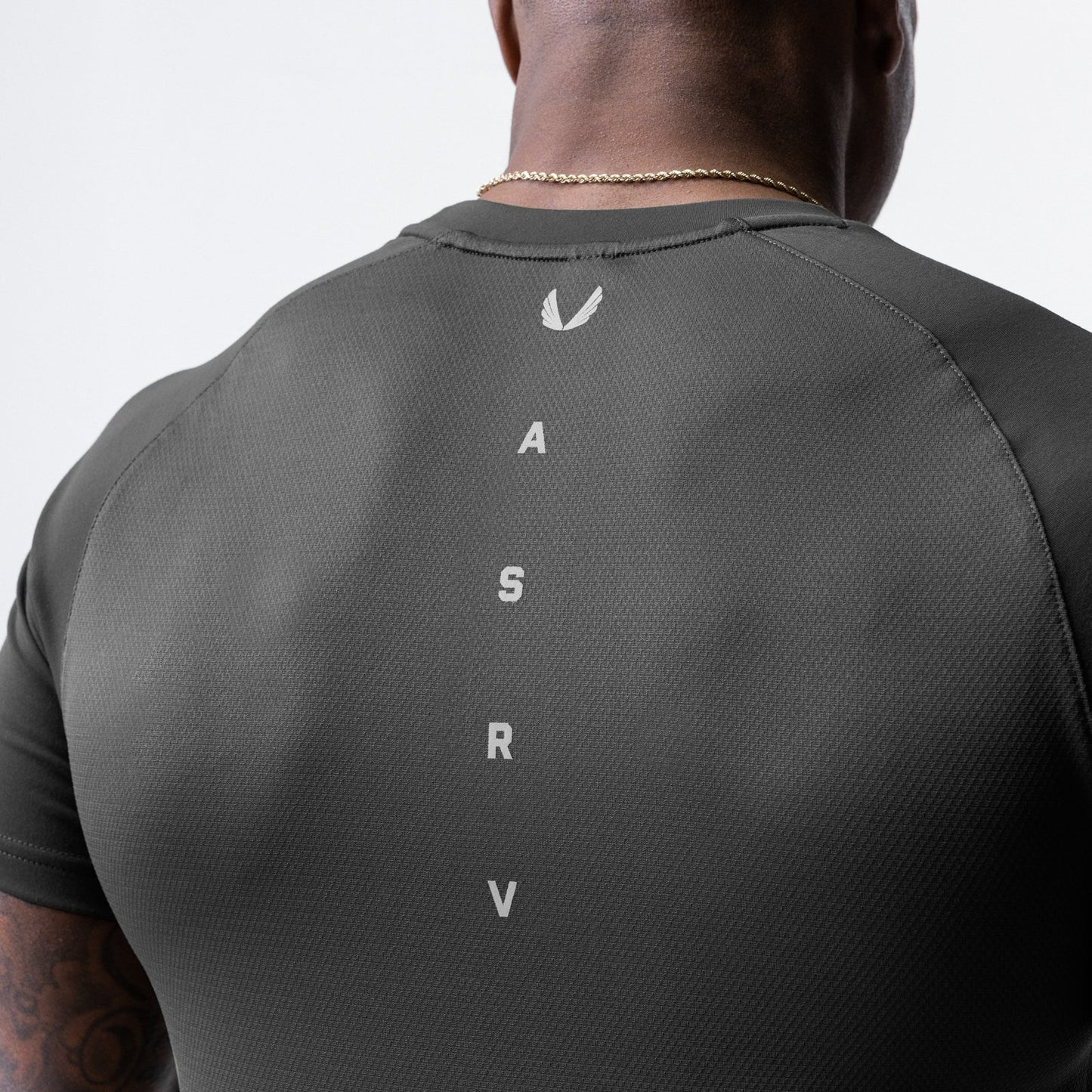 0716. Core Mesh Established Tee Space Grey | ASRV on sale