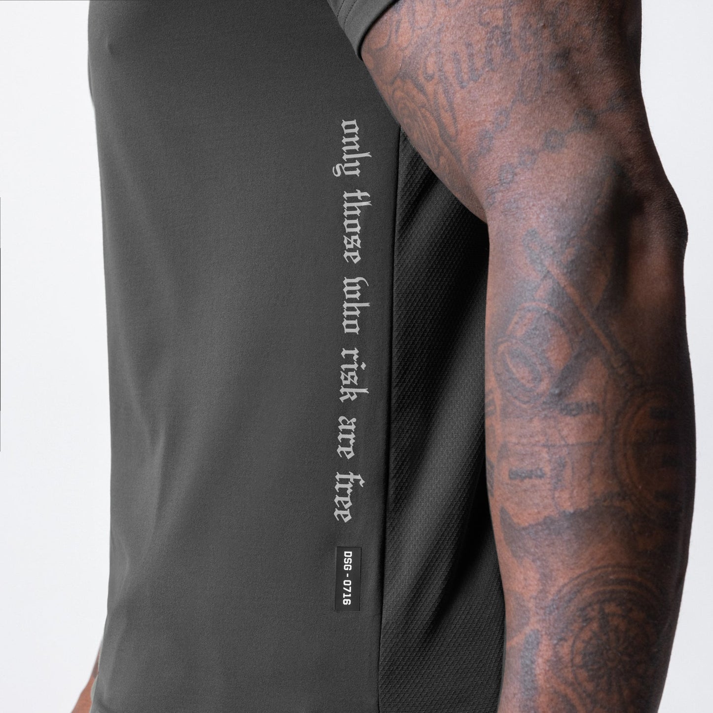 0716. Core Mesh Established Tee Space Grey | ASRV on sale