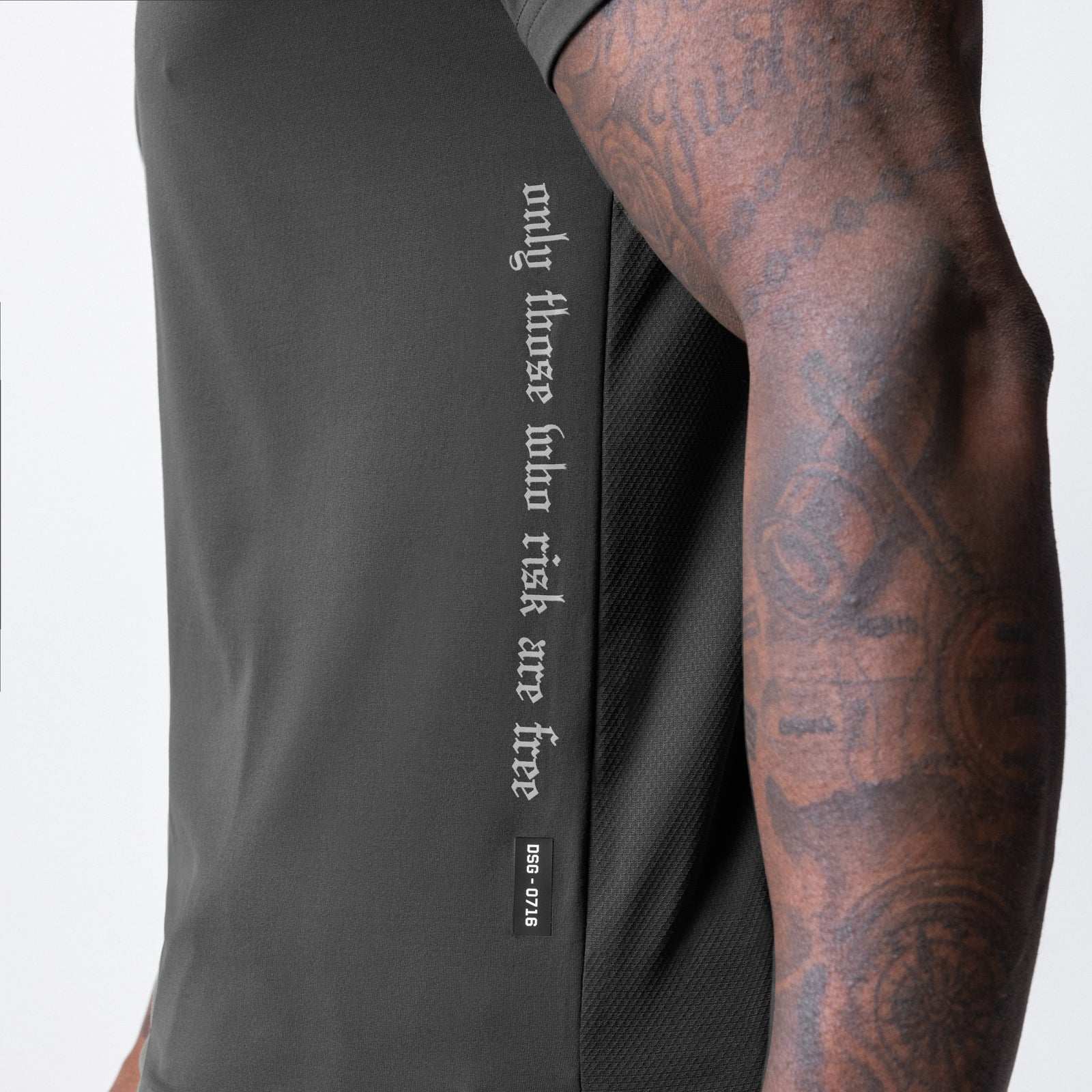 0716. Core Mesh Established Tee Space Grey | ASRV on sale