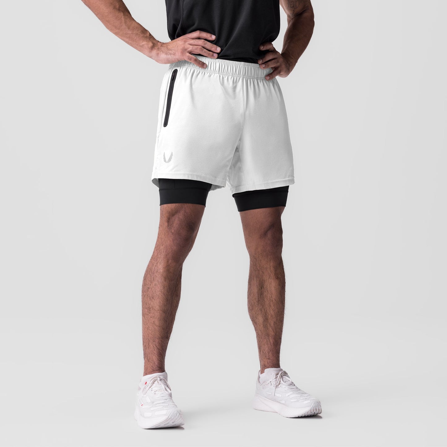 0784. Ultralite™ 6" Liner Short White/Black | ASRV for sale