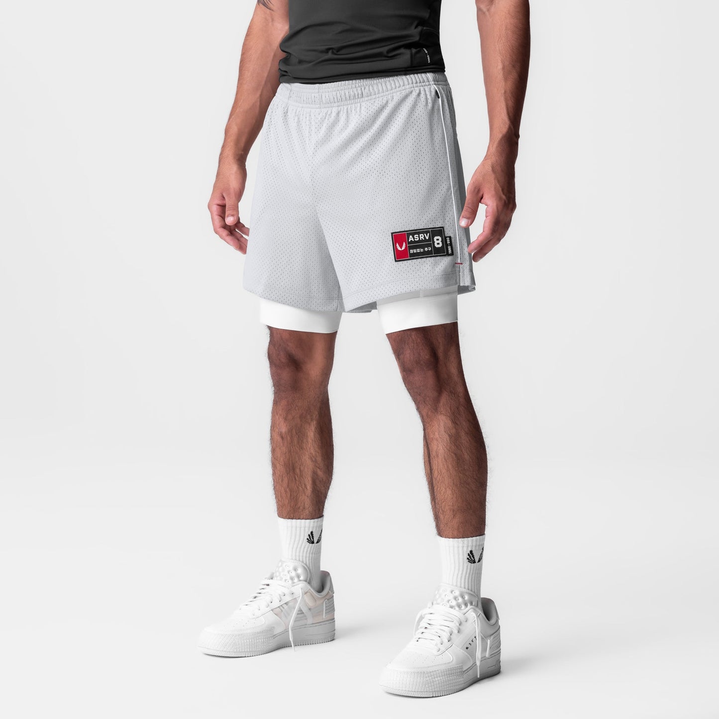 0991. Ion-Mesh 5" Liner Short Slate Grey | ASRV Online
