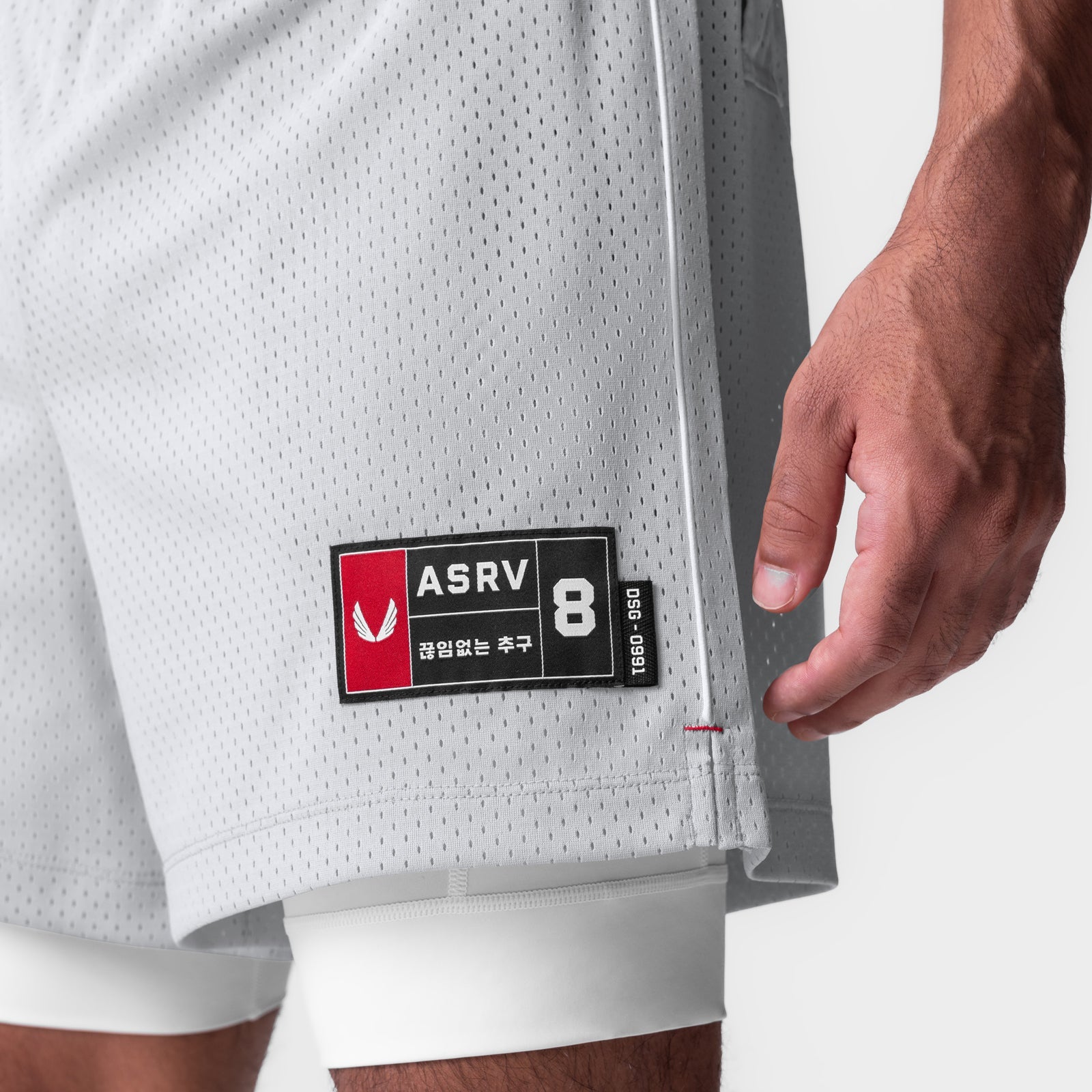0991. Ion-Mesh 5" Liner Short Slate Grey | ASRV Online