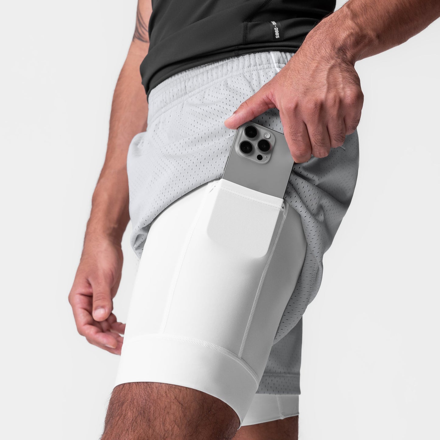 0991. Ion-Mesh 5" Liner Short Slate Grey | ASRV Online
