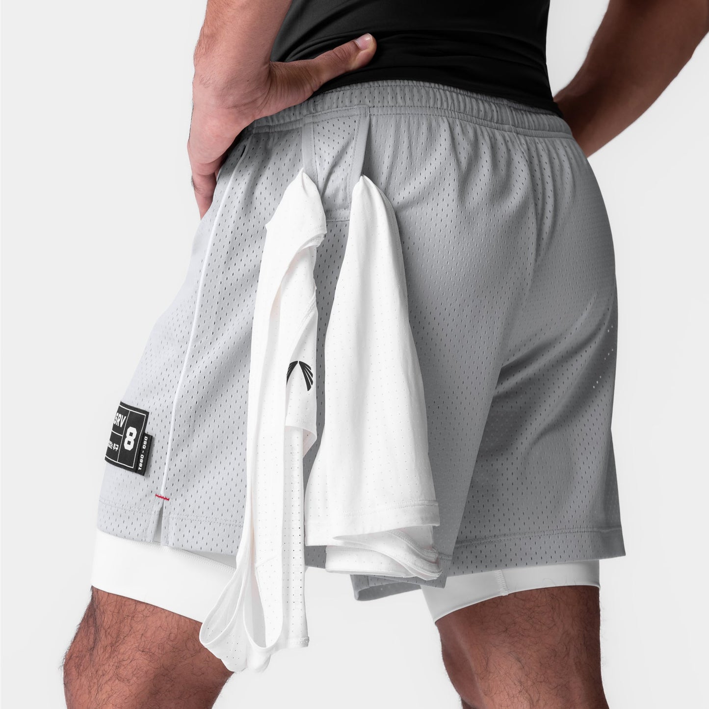 0991. Ion-Mesh 5" Liner Short Slate Grey | ASRV Online