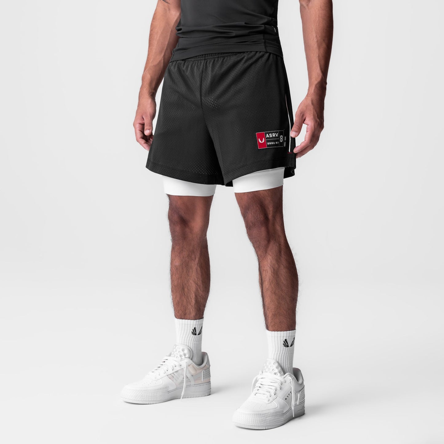 0991. Ion-Mesh 5" Liner Short Black | ASRV Online