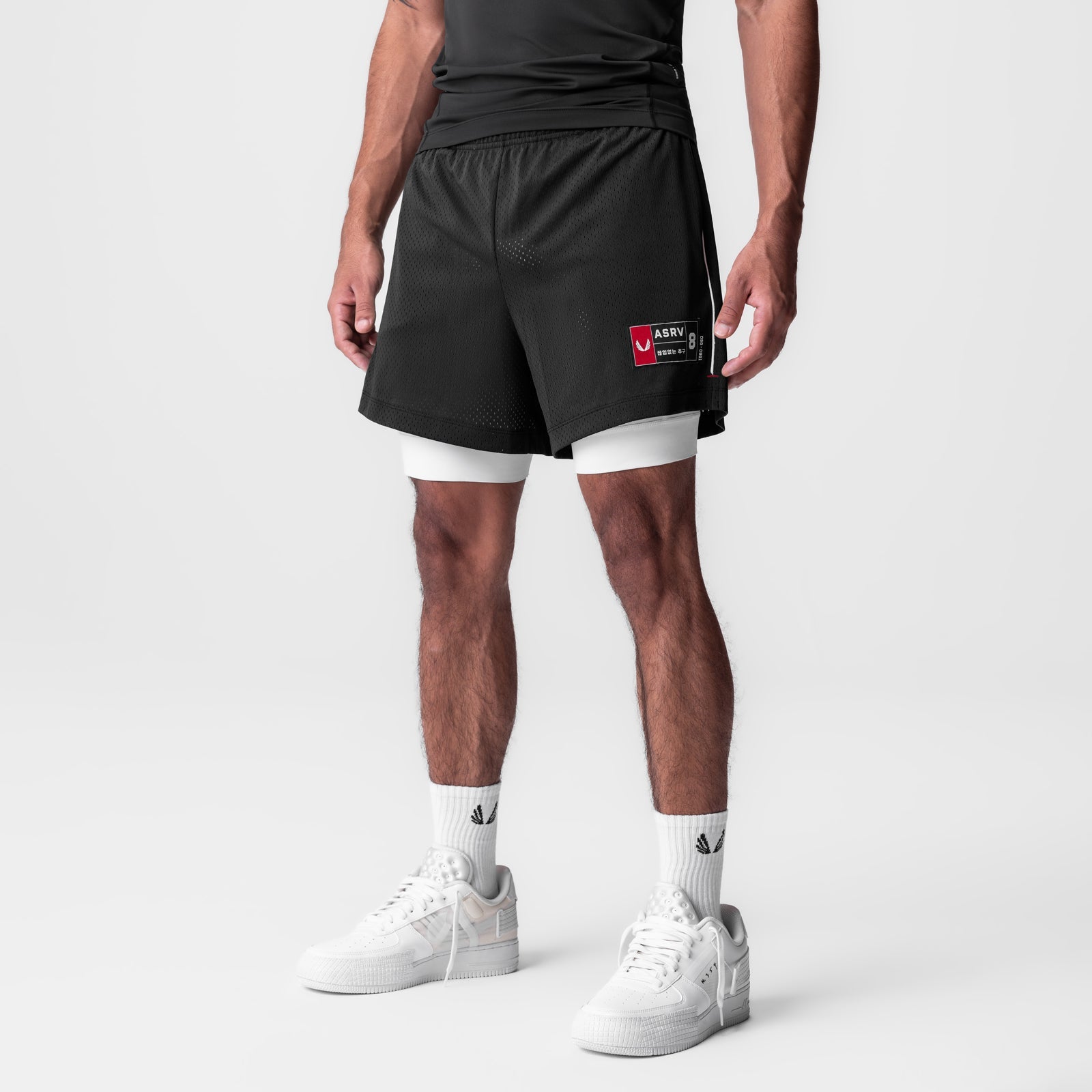 0991. Ion-Mesh 5" Liner Short Black | ASRV Online