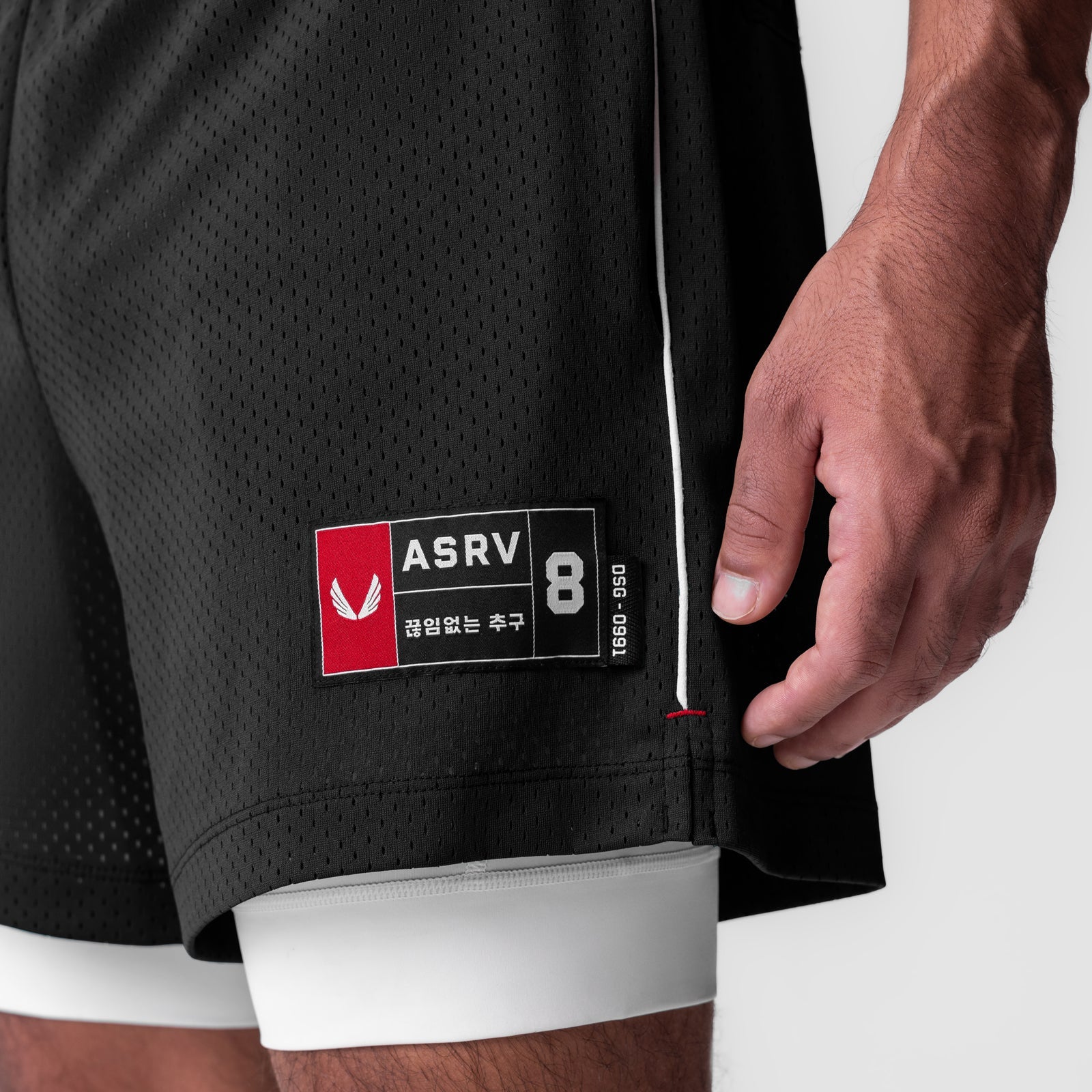 0991. Ion-Mesh 5" Liner Short Black | ASRV Online