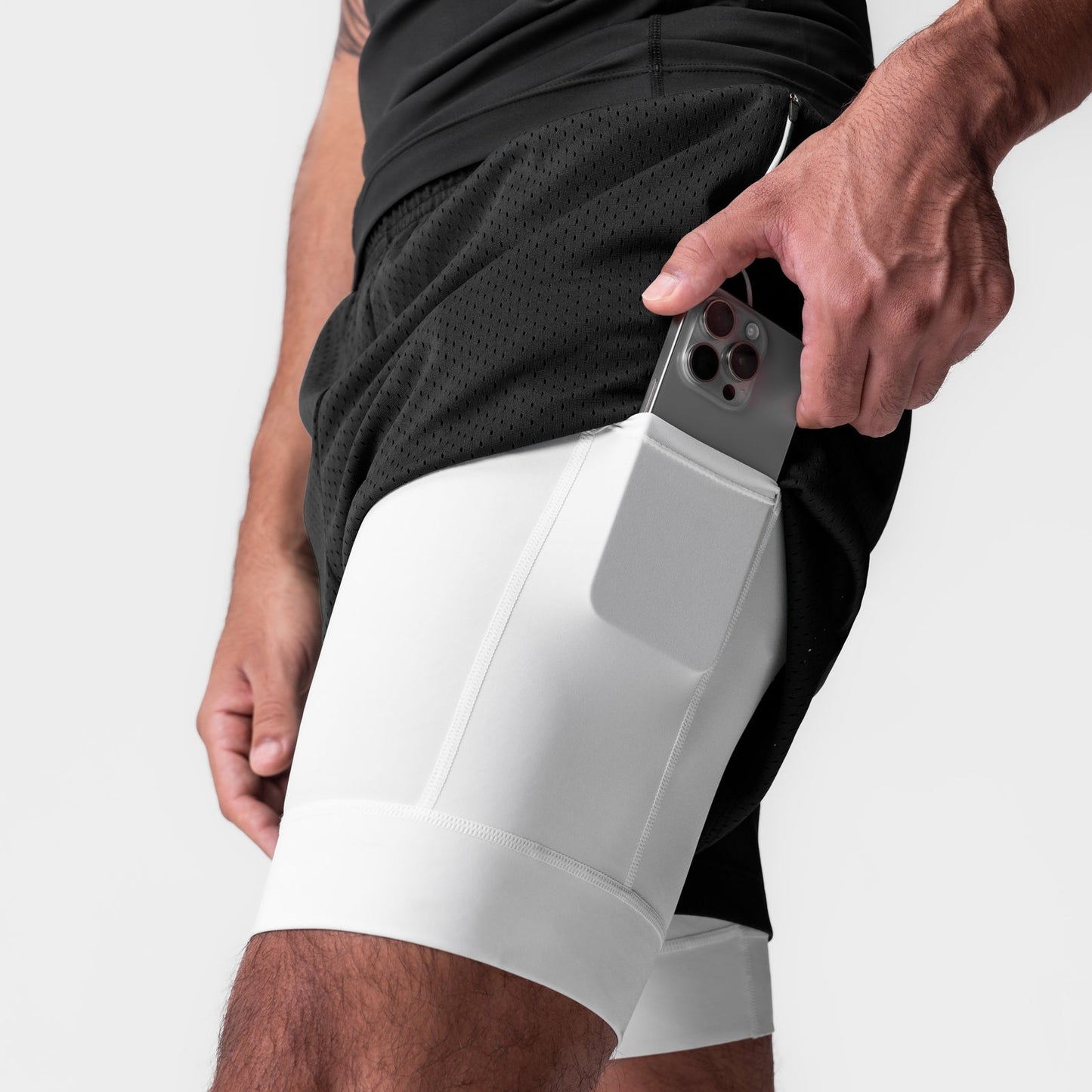 0991. Ion-Mesh 5" Liner Short Black | ASRV Online